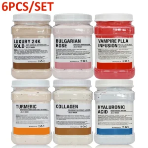 6PCS Jelly Mask Powder Professional  Masks