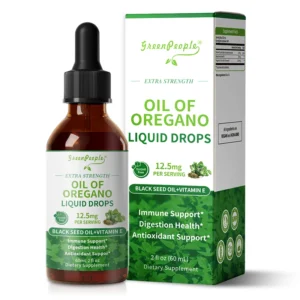 Organic Oregano Oil Drops with Black Seed Oil