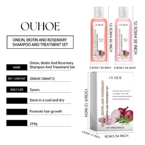 Biotin Rosemary Shampoo Conditioner